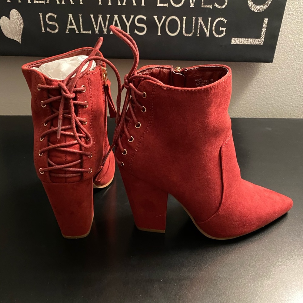 Red booties